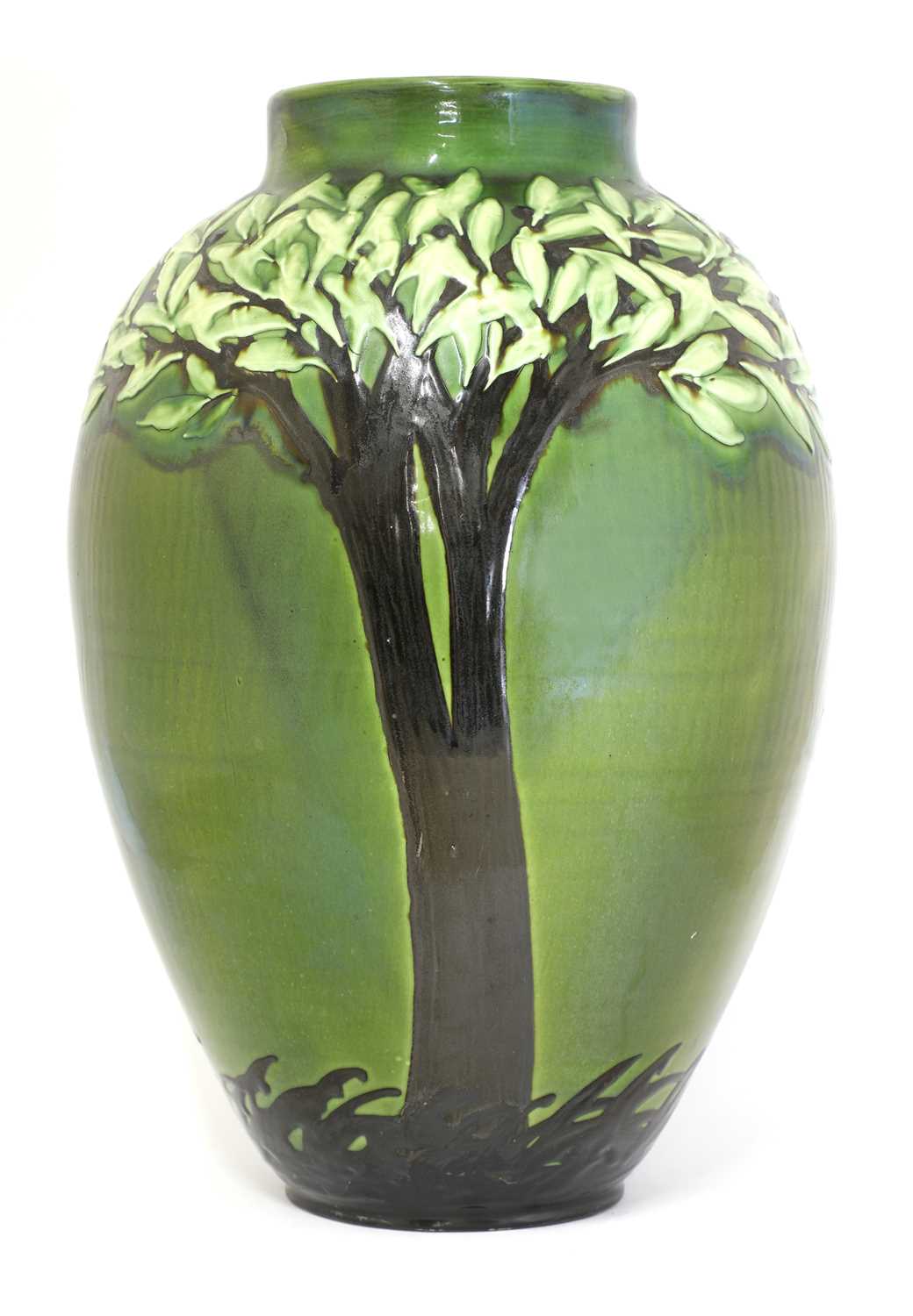 A German Art Nouveau pottery vase,