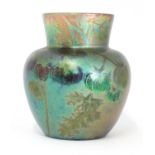A Clément Massier 'Golfe Juan' iridescent lustre vase,