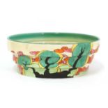 A Clarice Cliff 'Green Erin' shape 419 bowl,