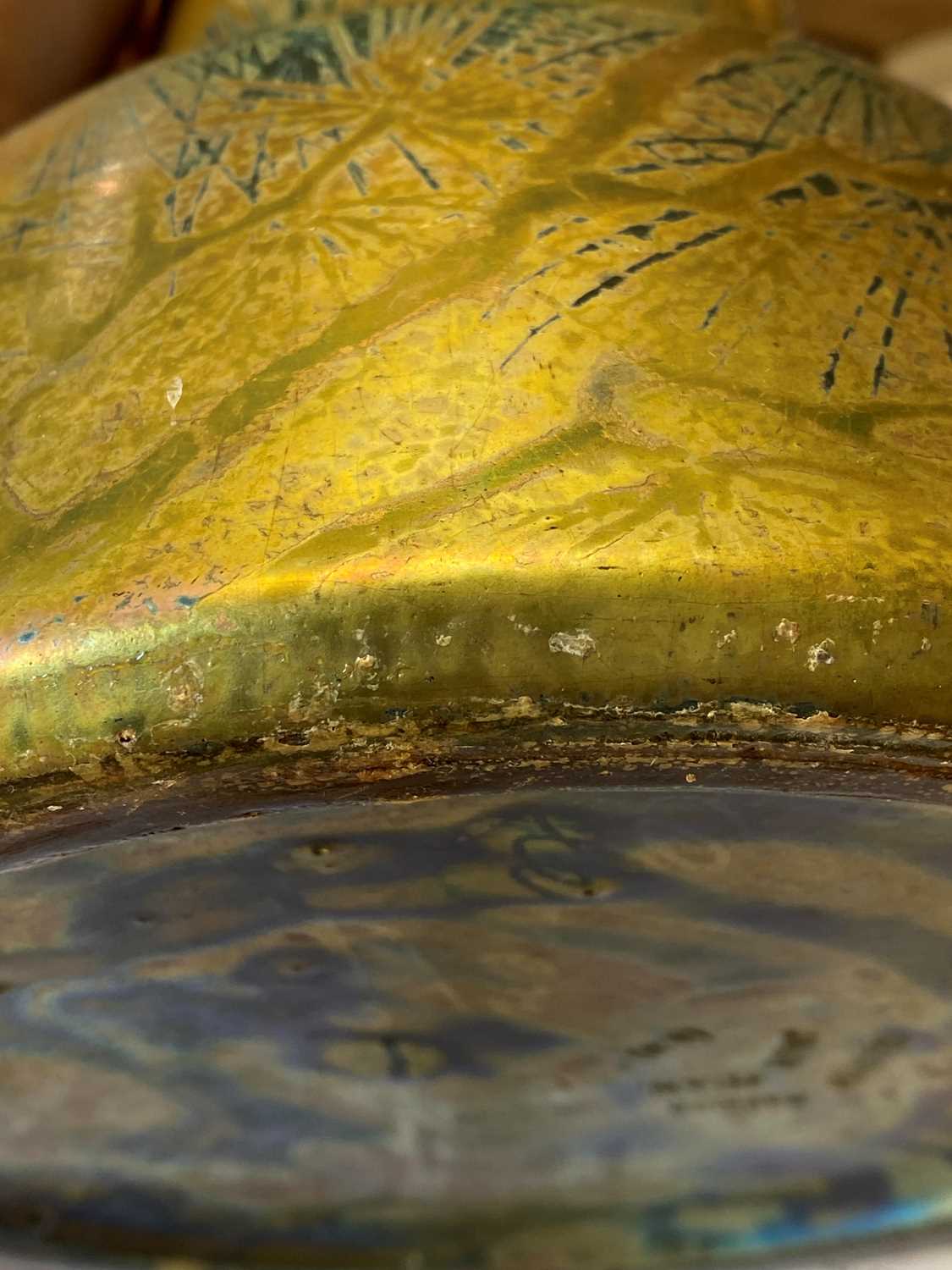 A Clément Massier 'Golfe Juan' iridescent lustre vase, - Image 11 of 12