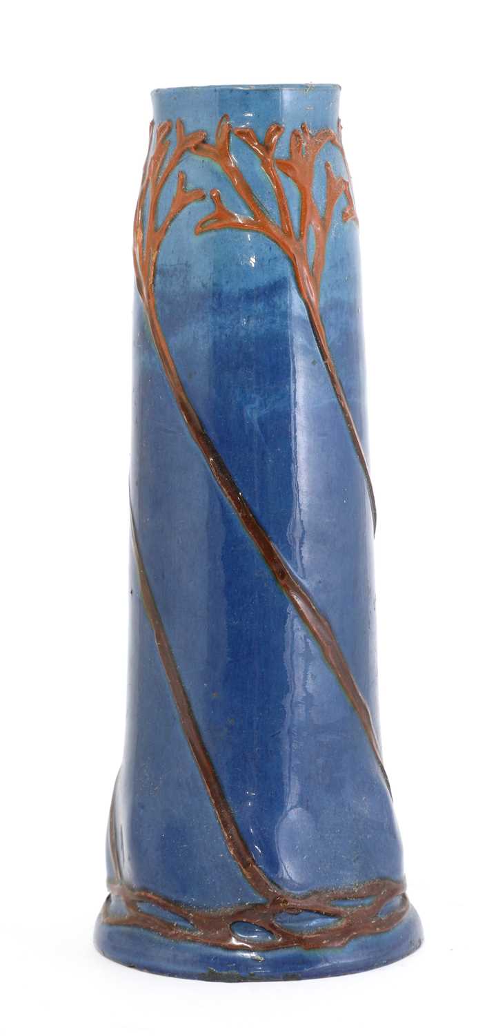 A German Art Nouveau pottery vase, - Image 7 of 10