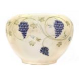 A William Moorcroft 'Grape' lustreware jardinière,