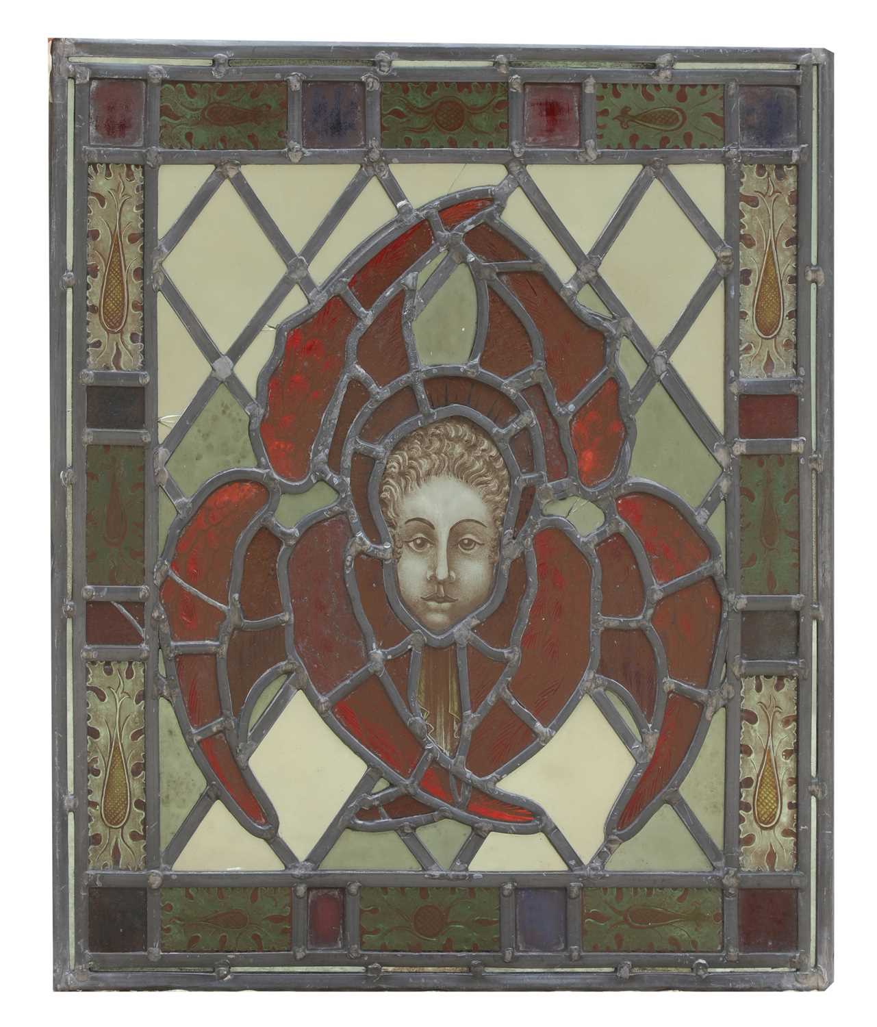 A stained glass panel, - Image 2 of 2