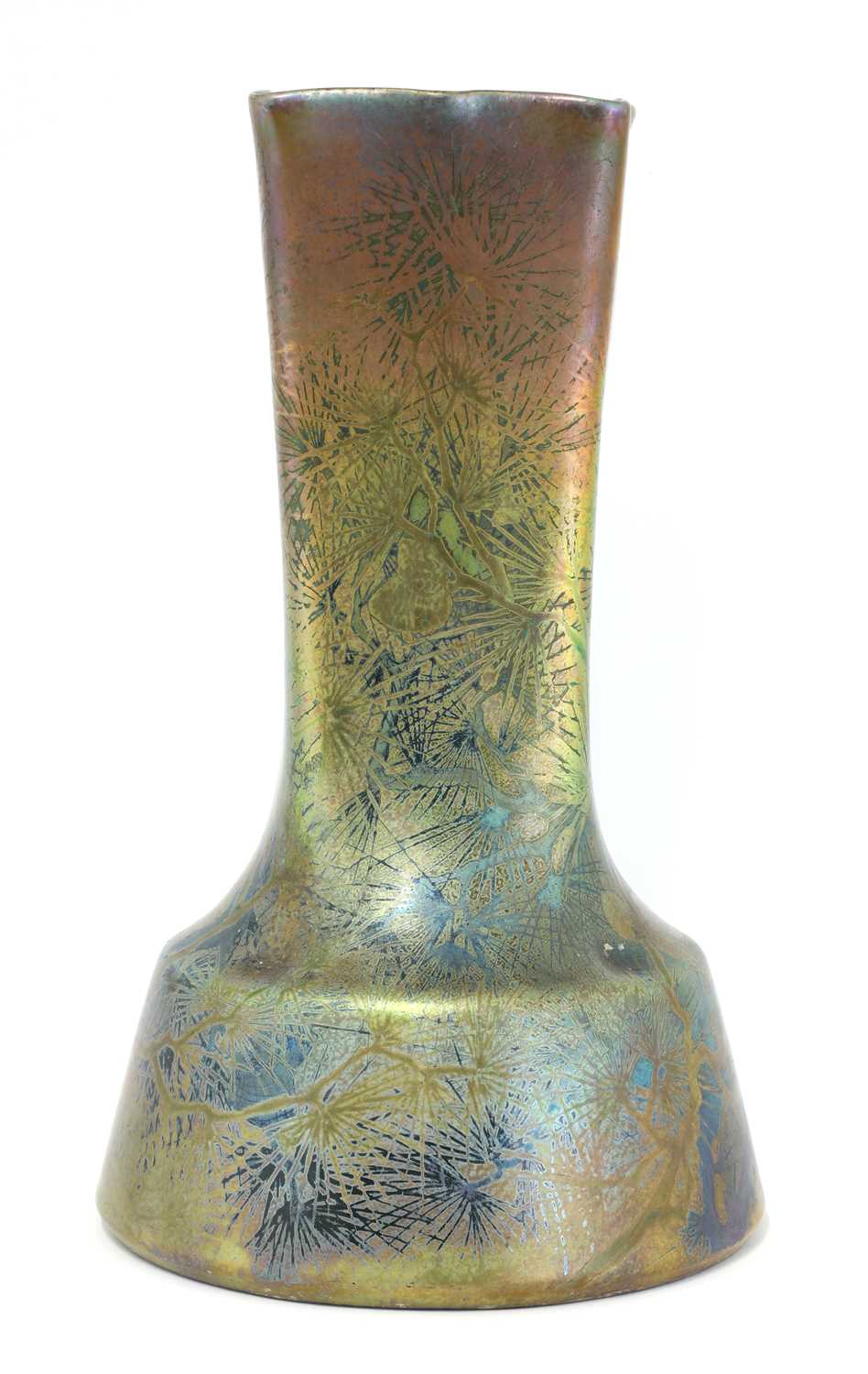 A Clément Massier 'Golfe Juan' iridescent lustre vase, - Image 3 of 12