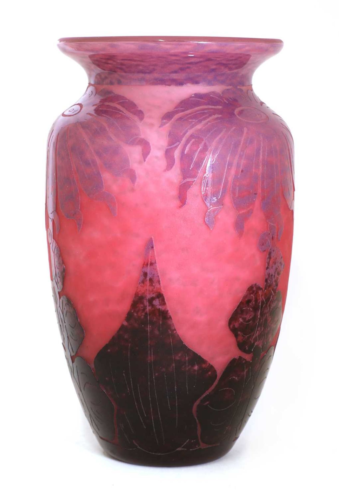 A Le Verre Français cameo vase, - Image 2 of 3