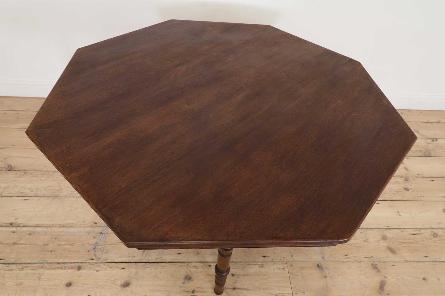 An Aesthetic walnut centre table, - Image 3 of 8