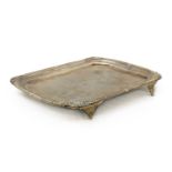 A George III silver tray