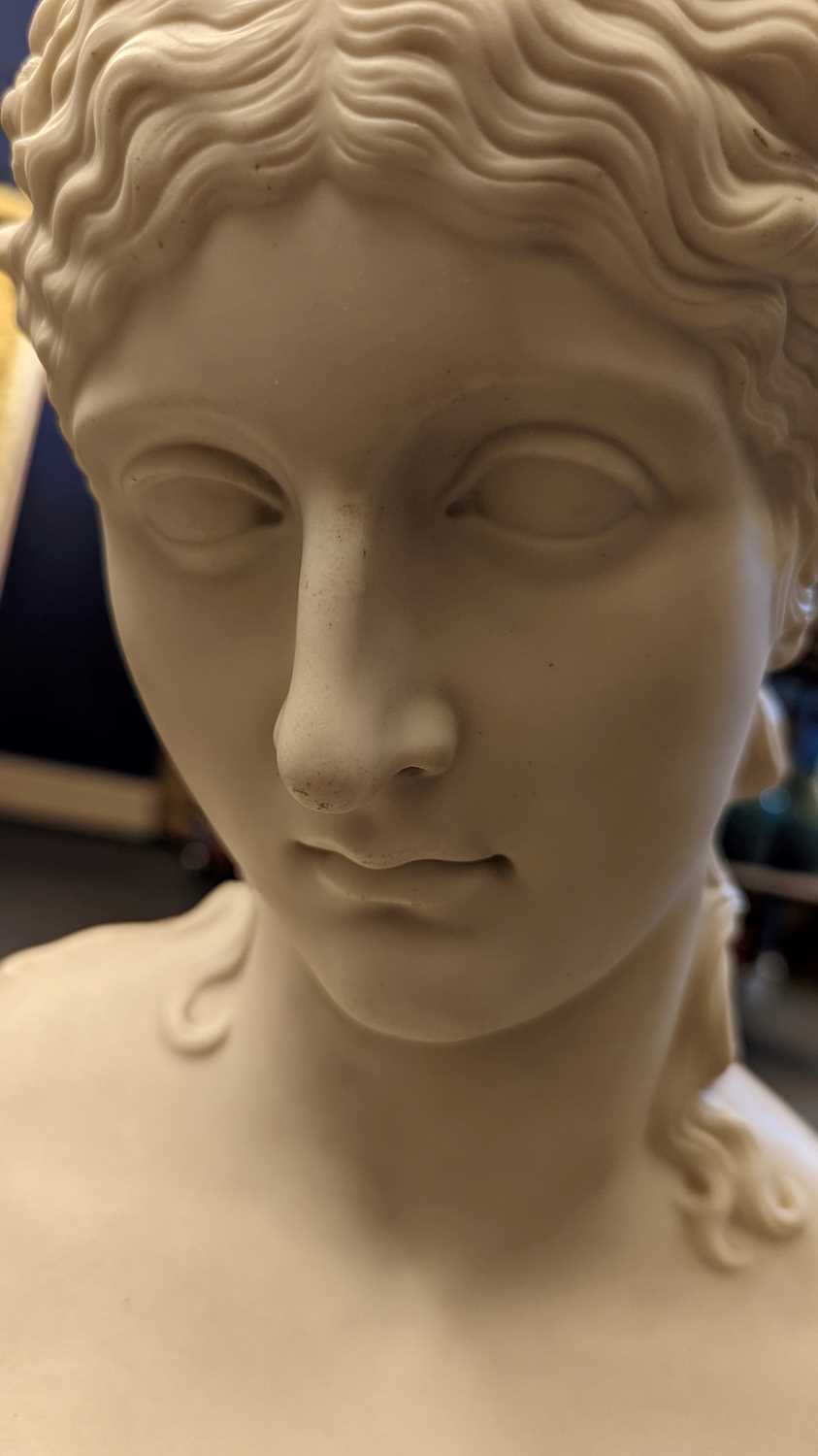 A Copeland Parian ware bust, - Image 3 of 13