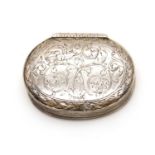 A late Charles II silver spice box,