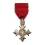 An M.B.E medal,