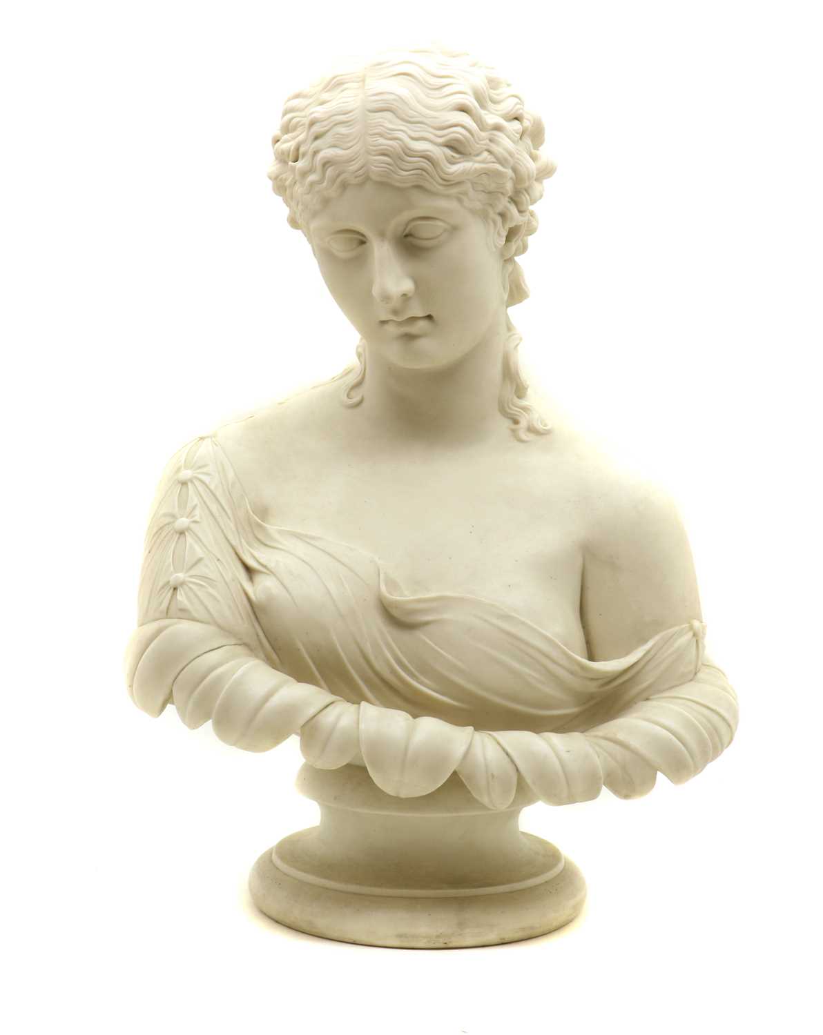 A Copeland Parian ware bust,