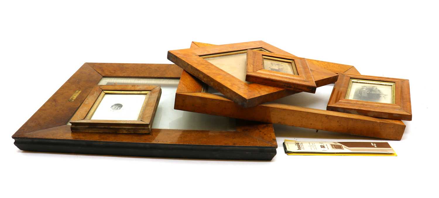 A pair of maple picture frames - Image 2 of 3