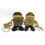 A pair of British WWII field binoculars,