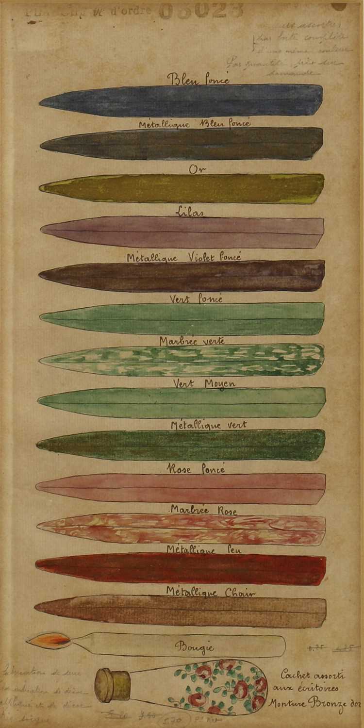 A pair of French colour charts, - Image 2 of 5