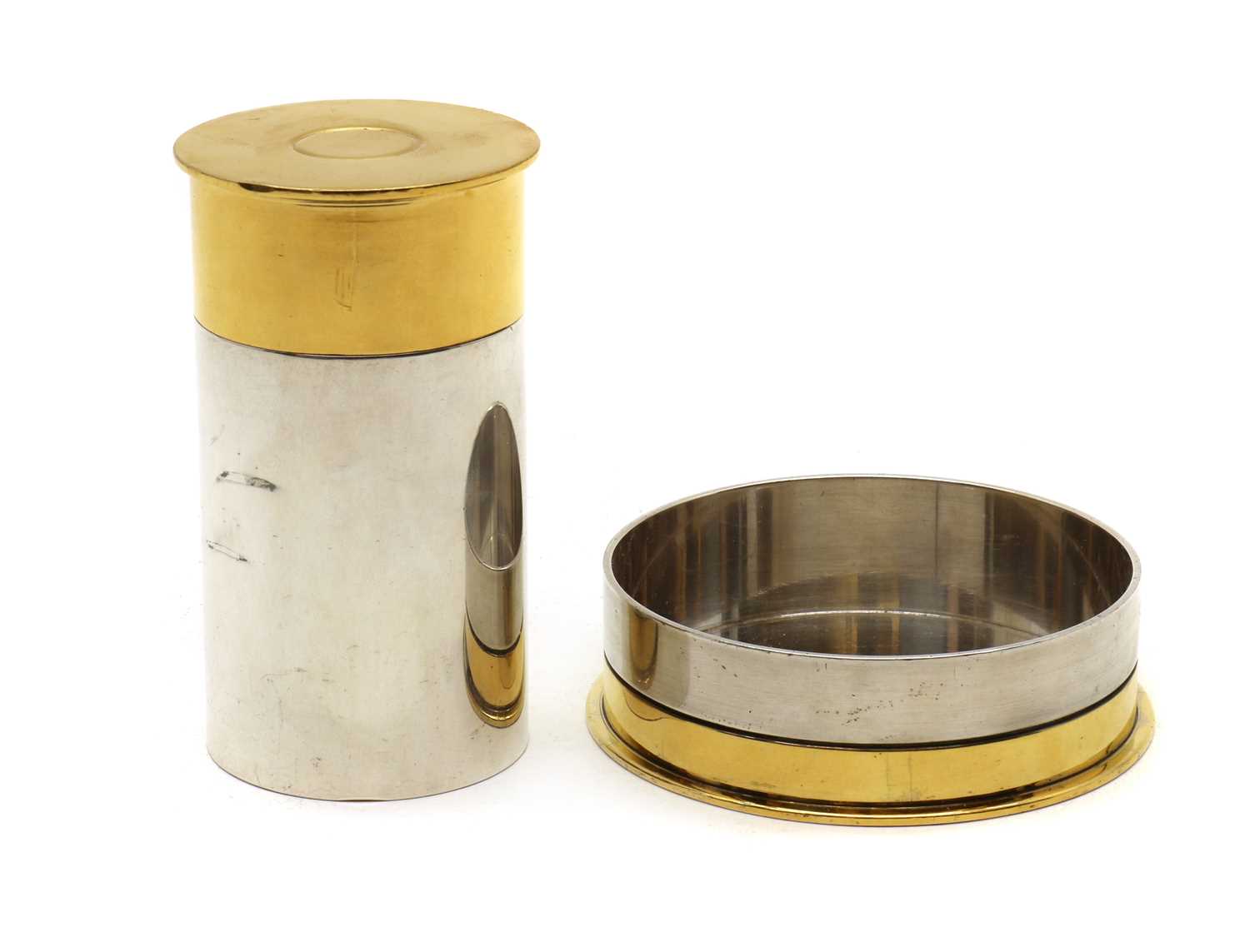 An Hermès silver and gold plated novelty table lighter, - Image 2 of 9