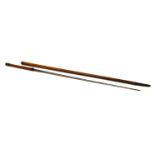 A sword stick cane,