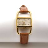 A ladies’ gold Jaeger-LeCoultre for Türler mechanical strap watch,