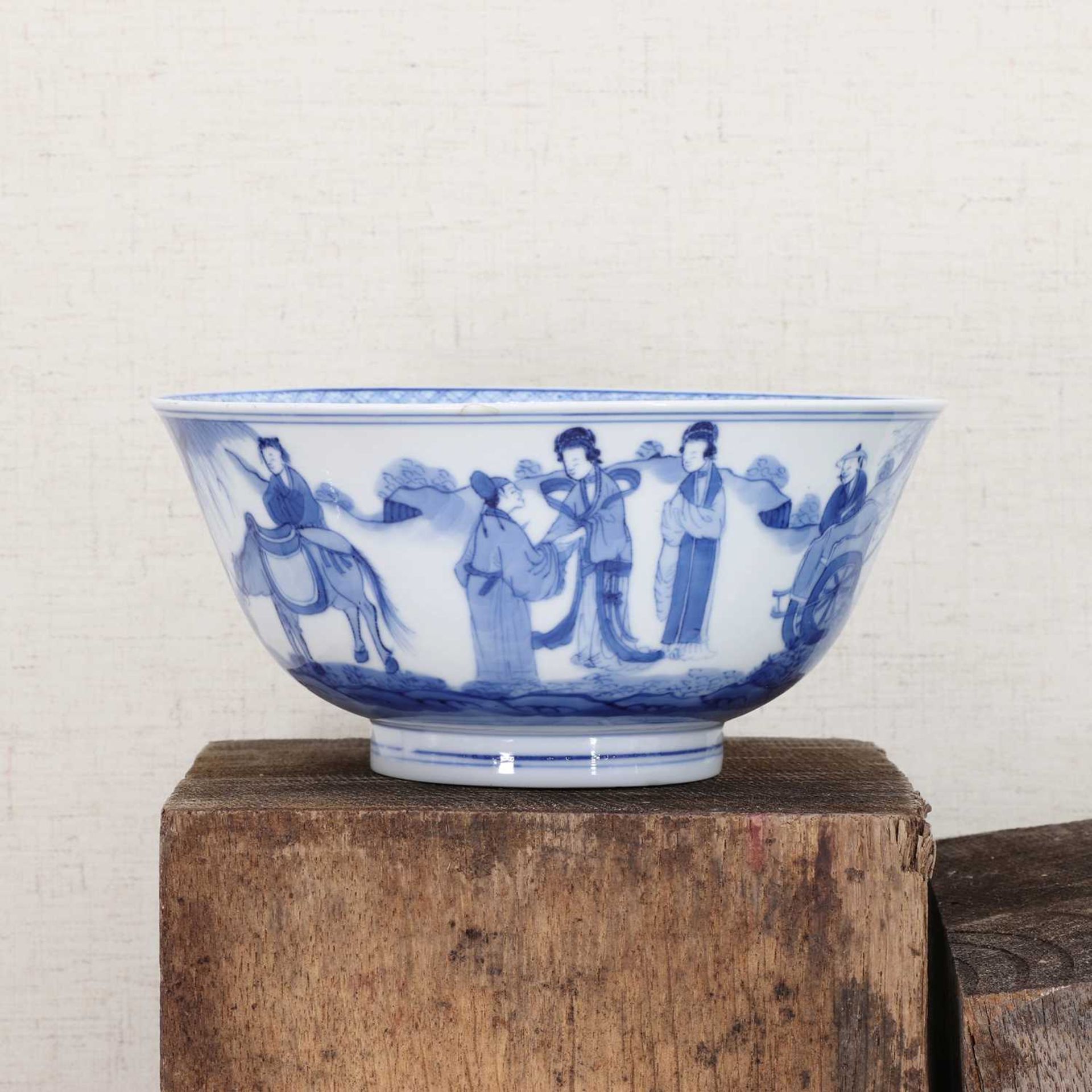 A Chinese blue and white bowl,