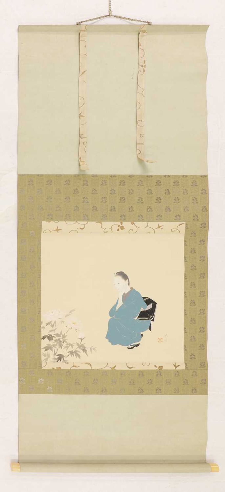 A Japanese hanging scroll,