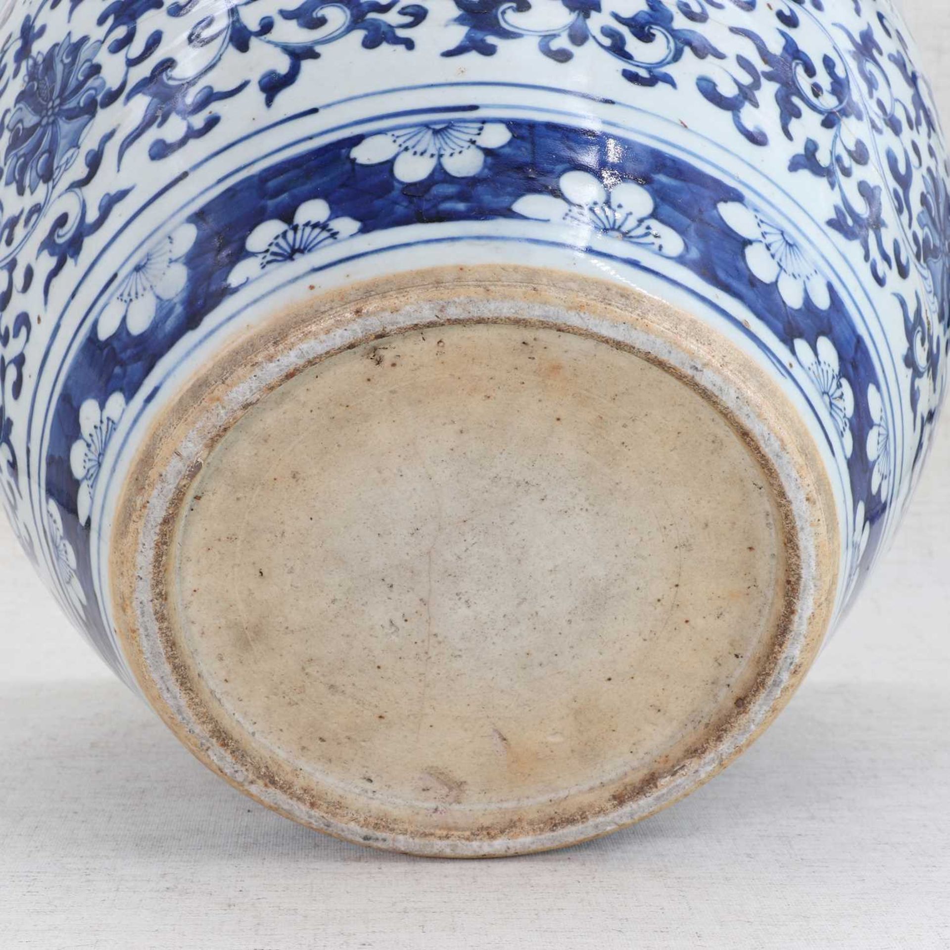 A Chinese blue and white jardinière, - Image 6 of 6