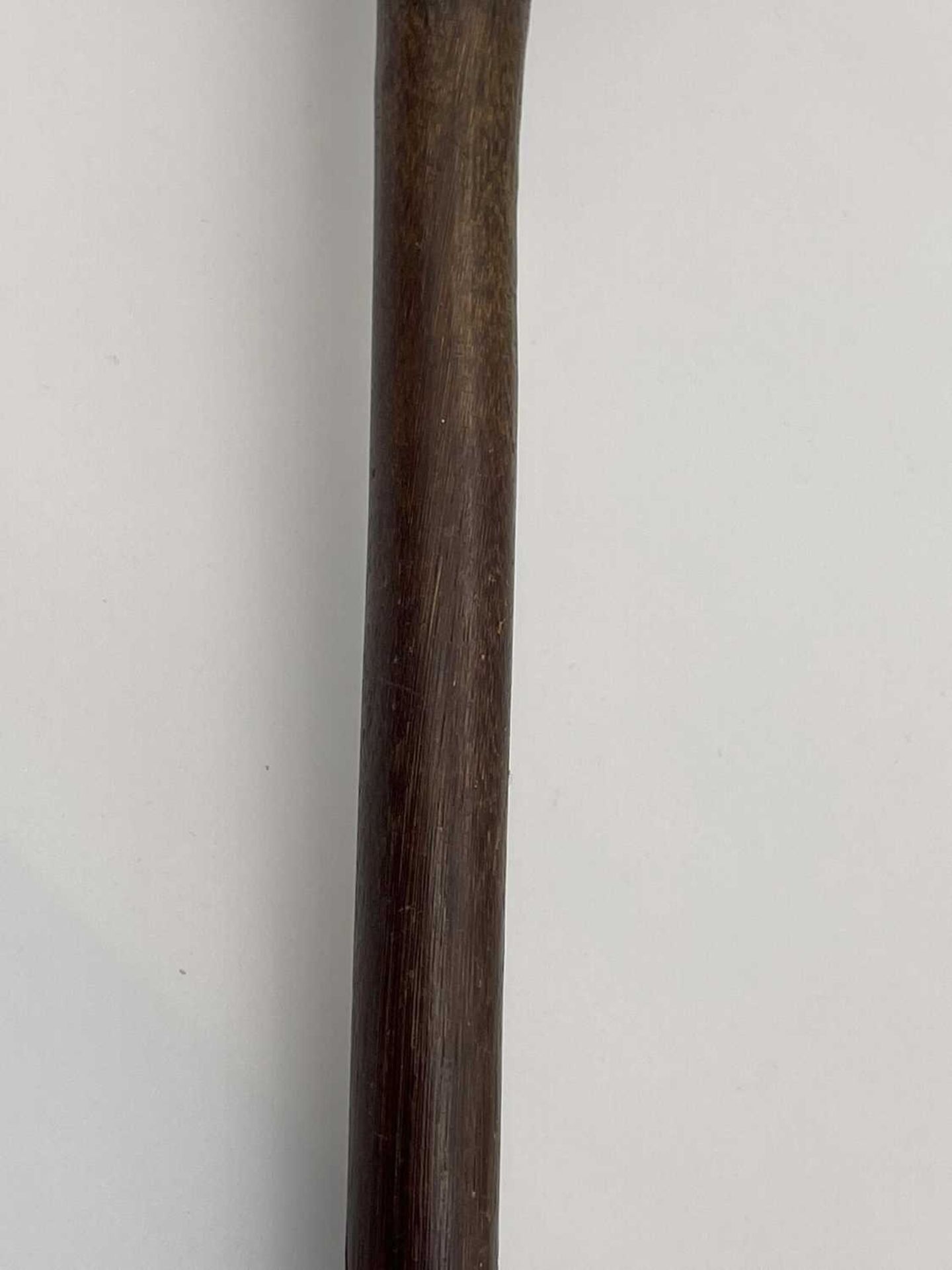 A Zulu ceremonial rhinoceros horn knobkerrie, - Image 15 of 17