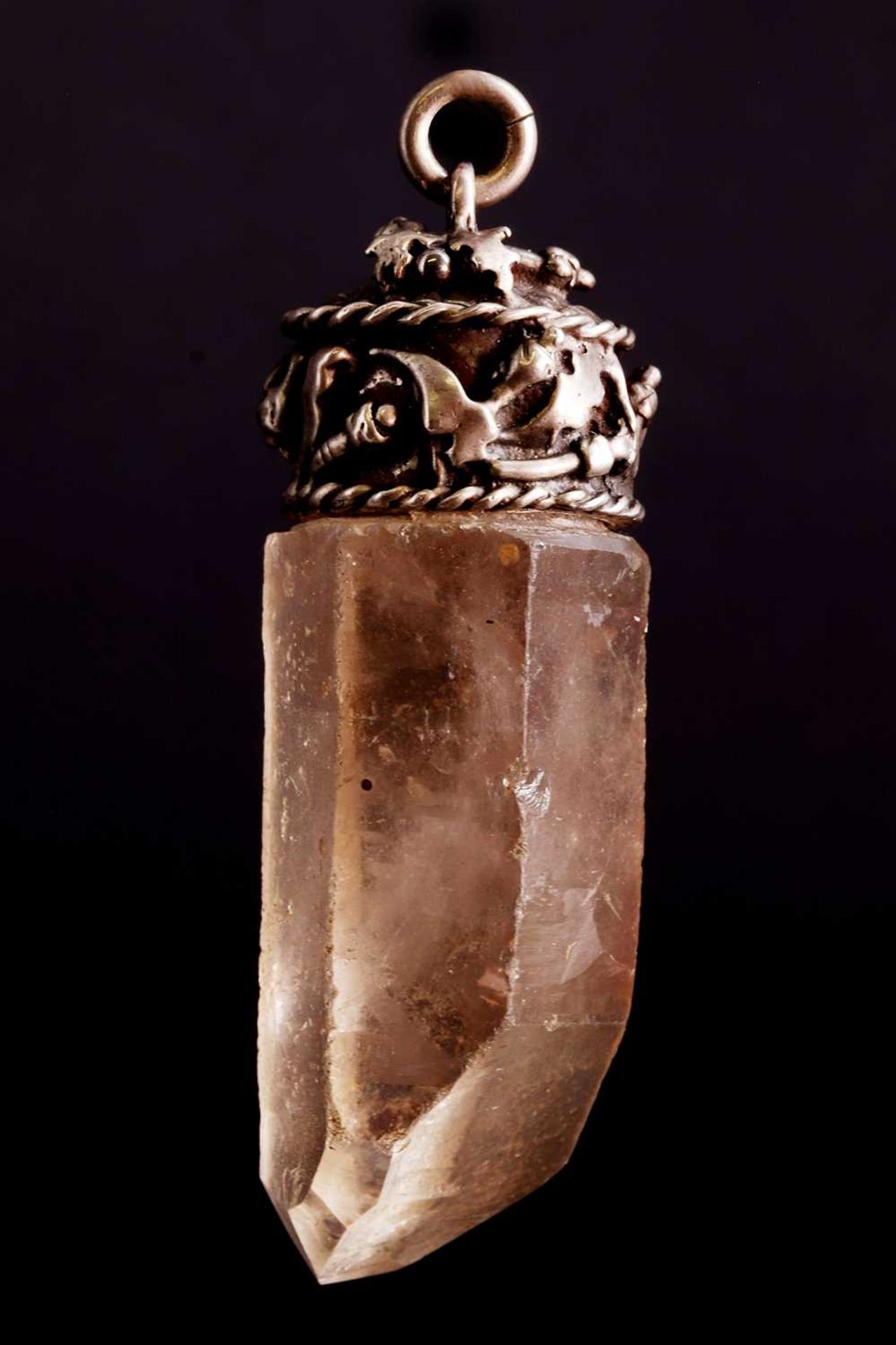 A rock crystal finger or 'charivari', - Image 4 of 12