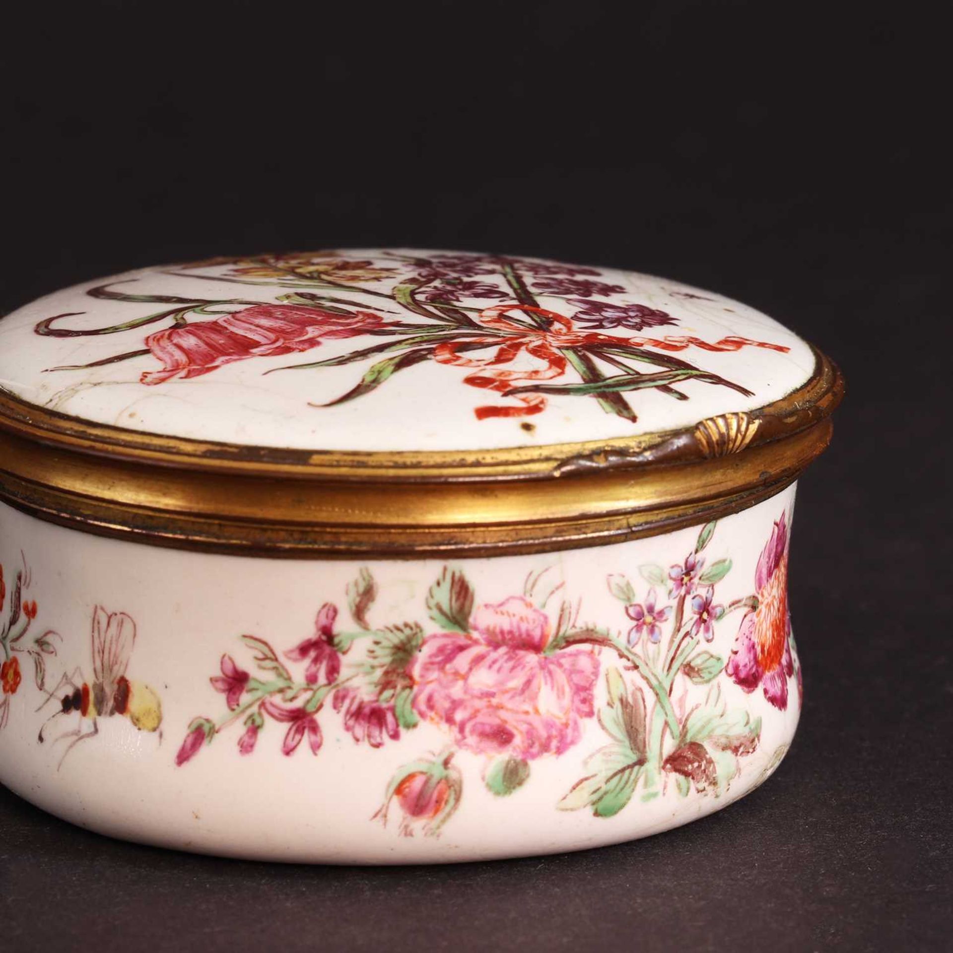 Lord Byron interest: a Staffordshire enamel box, - Image 8 of 15