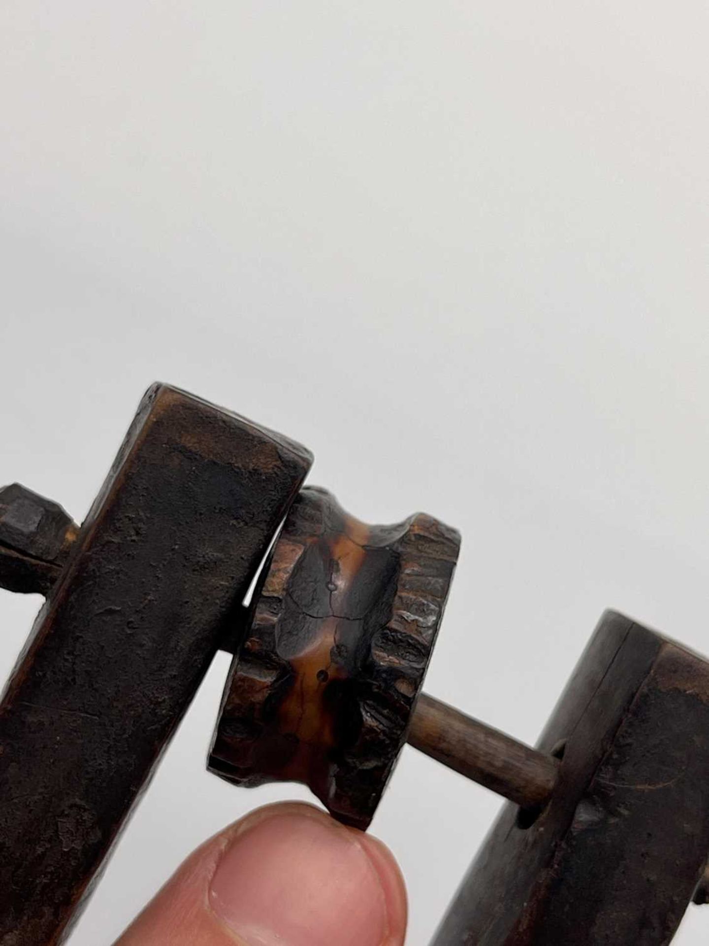 A Baule People loom heddle pulley, - Image 14 of 21