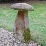 A staddle stone,