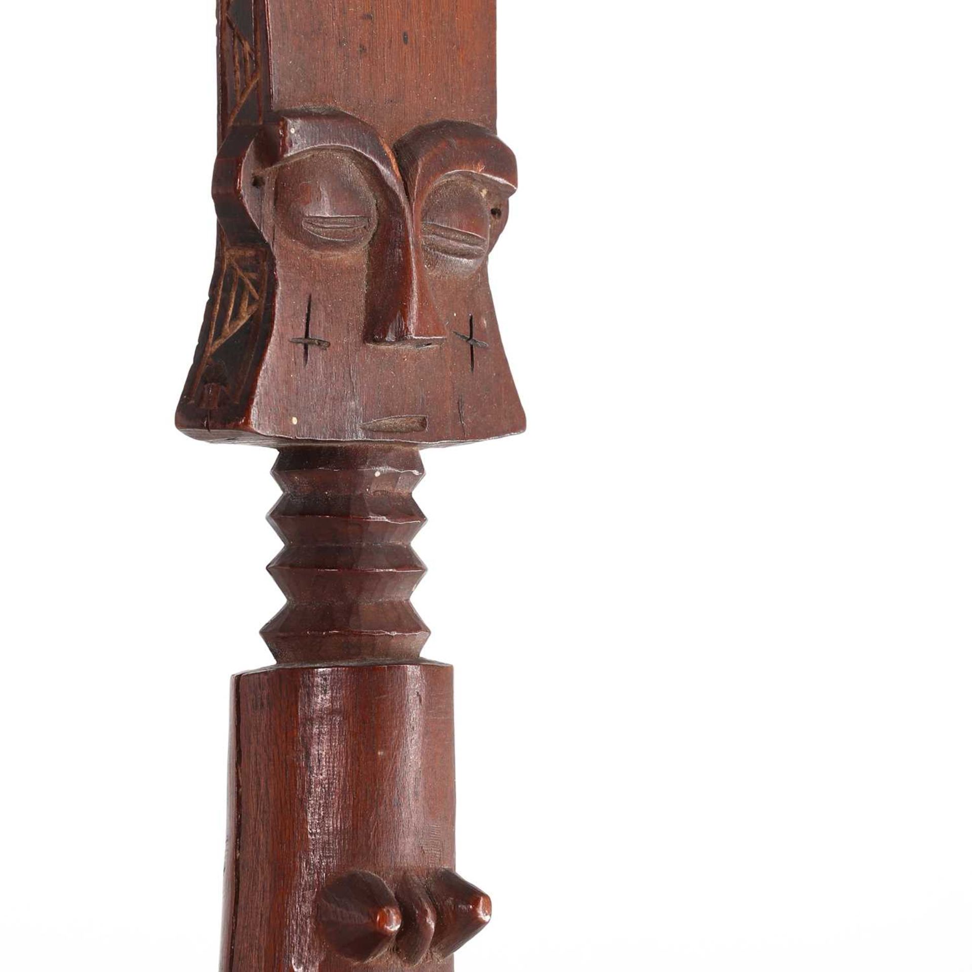 A hardwood female fertility doll or 'akua'ba', - Image 3 of 10