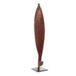 An Australian Aboriginal hardwood spear thrower or 'Meru',