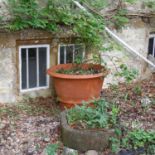 A Whichford Pottery terracotta pot,