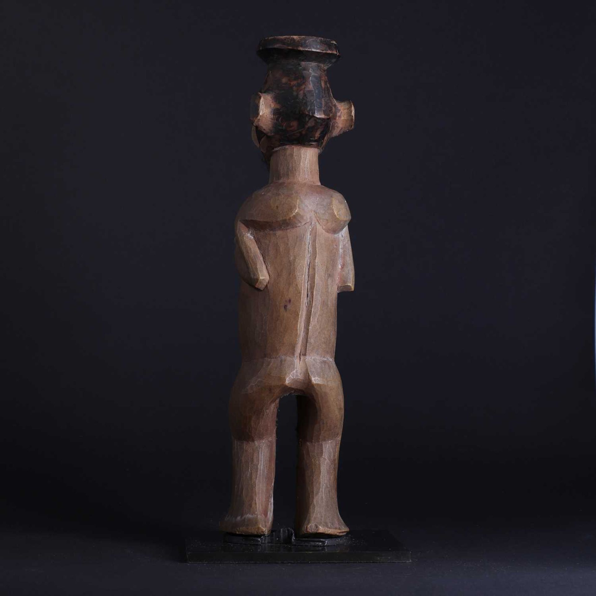 A Yaka People carved wood female figure, - Image 4 of 7