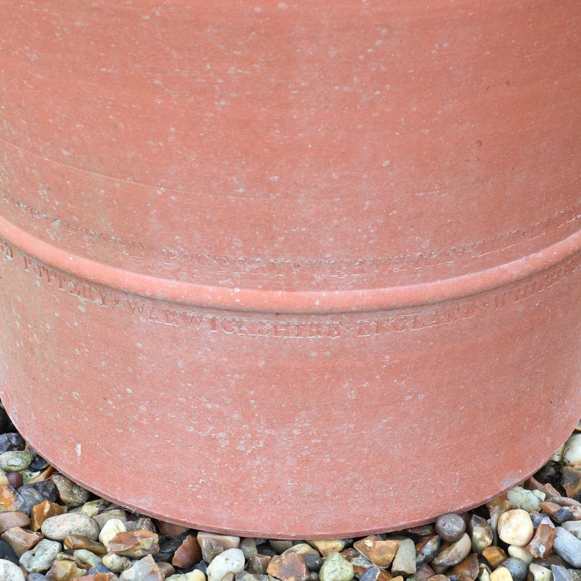 A pair of large Whichford Pottery terracotta pots, - Image 3 of 3