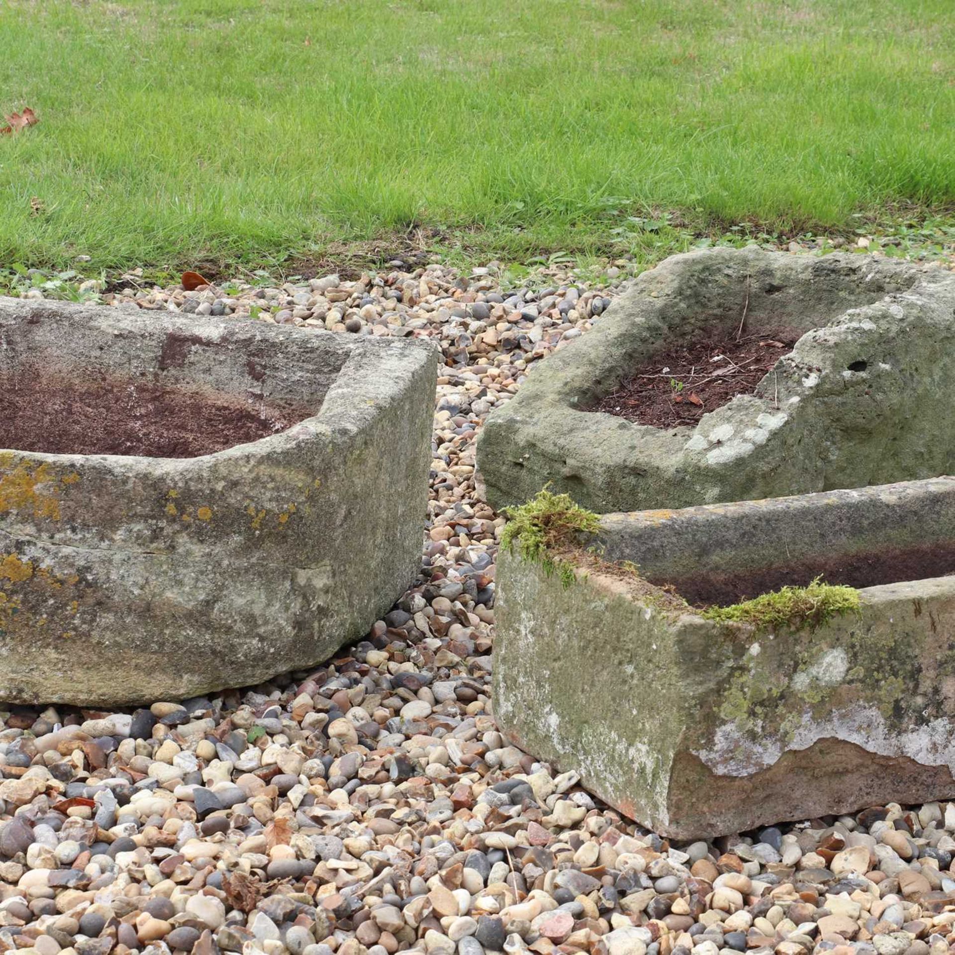 Three stone troughs, - Image 3 of 4