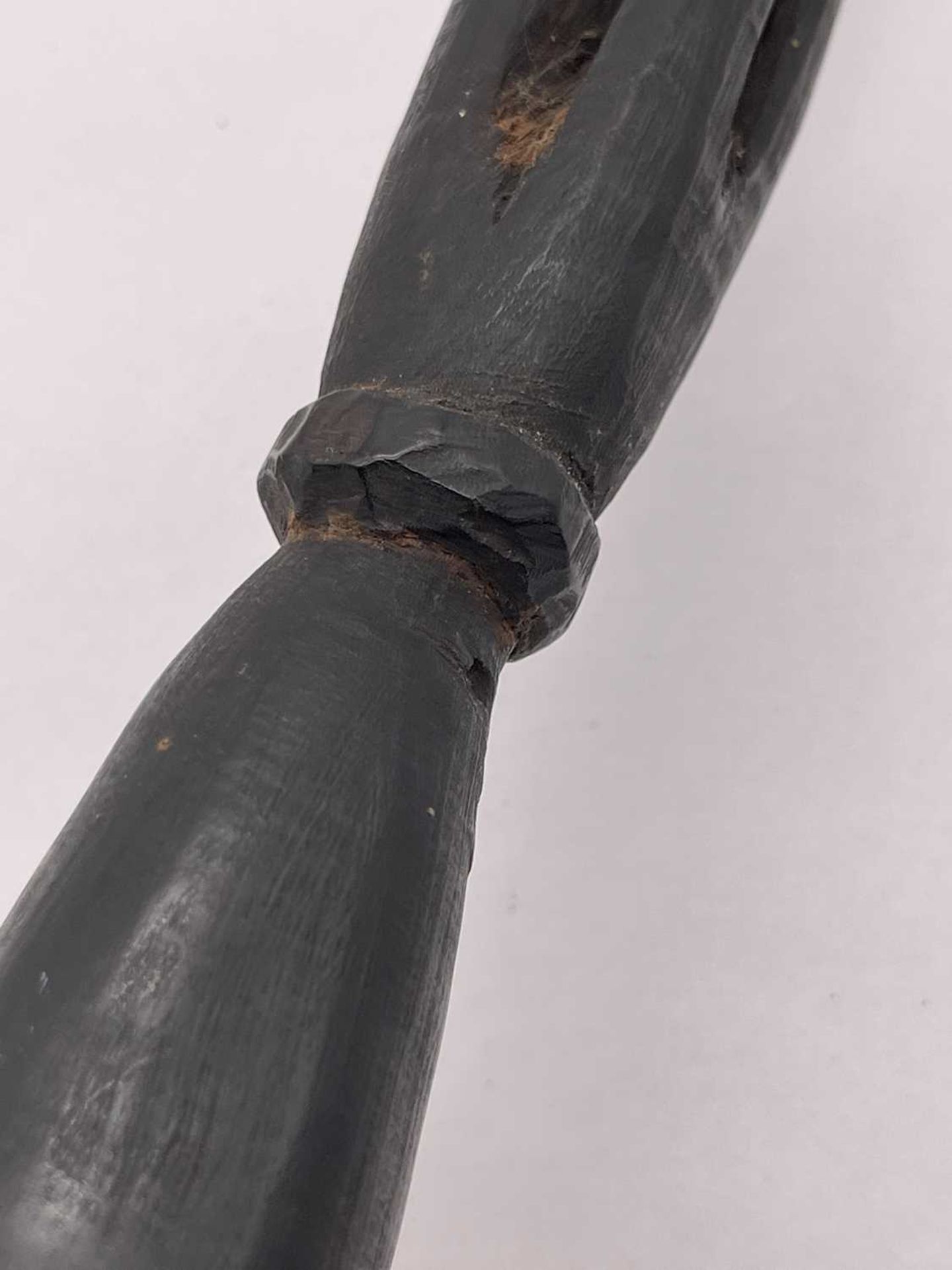 A carved hardwood chief's 'Icula Ni Bakola' cannibal fork, - Image 11 of 11