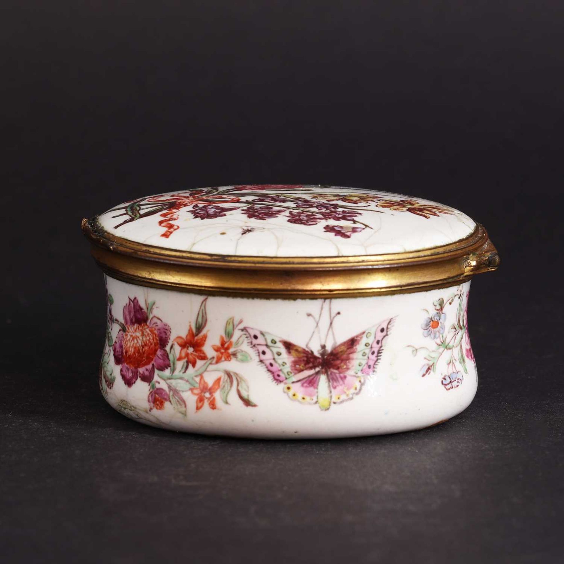 Lord Byron interest: a Staffordshire enamel box, - Image 5 of 15