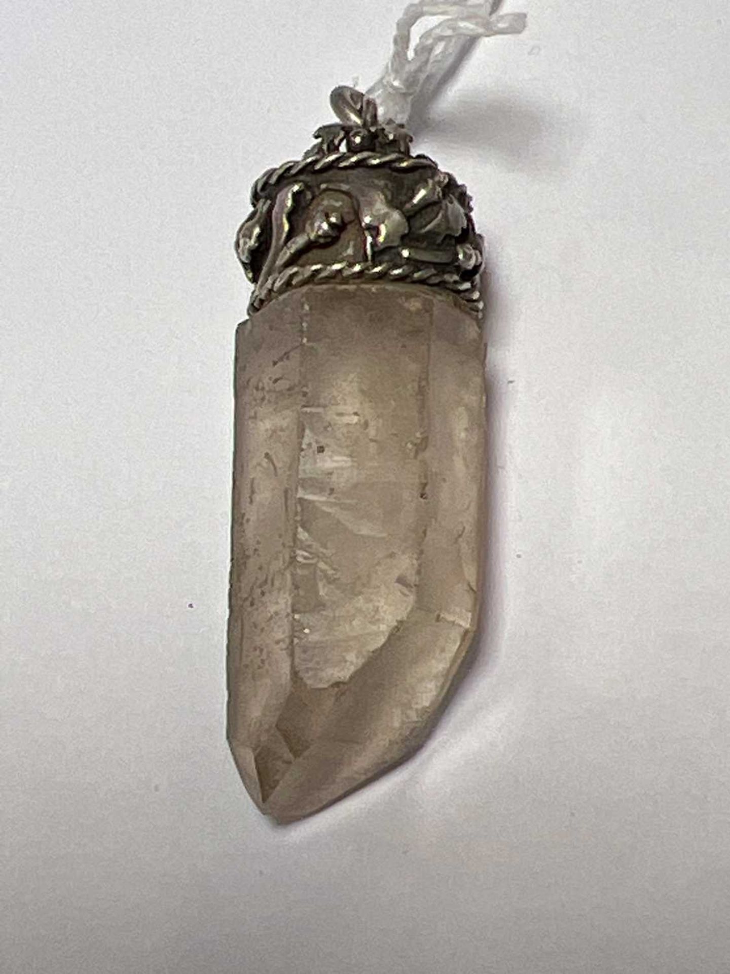 A rock crystal finger or 'charivari', - Image 12 of 12