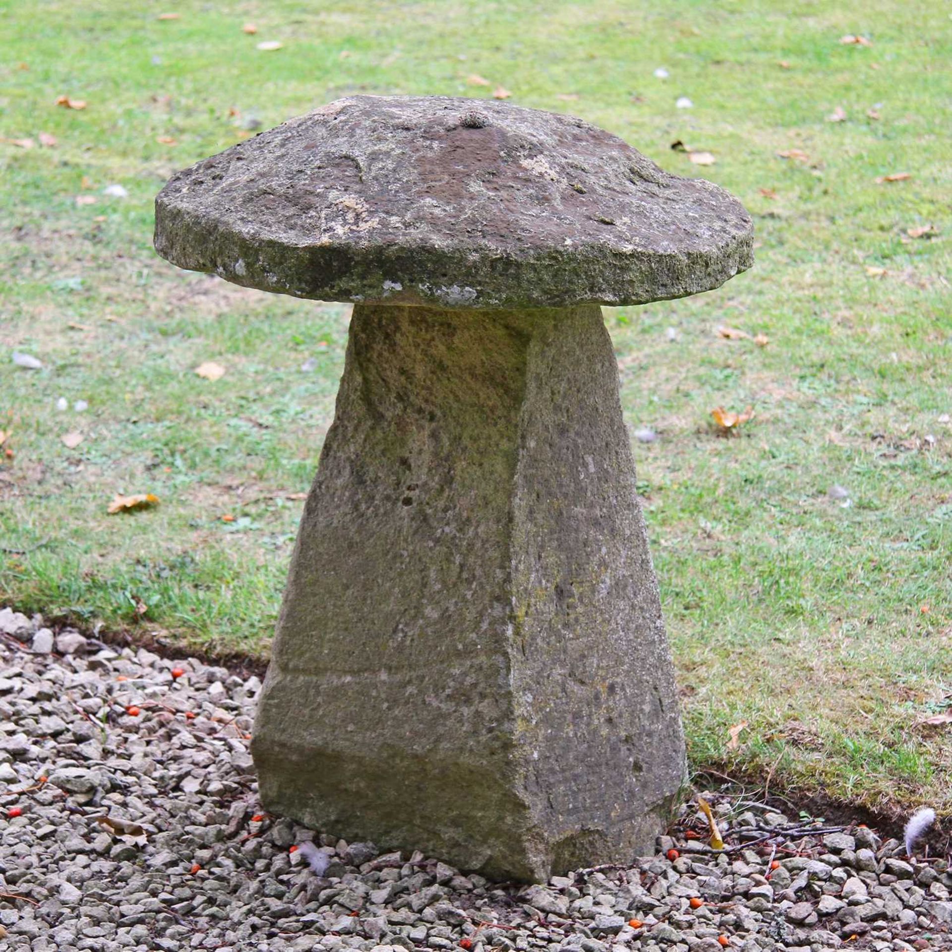 A Cotswold stone staddle stone,