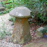 A staddle stone,