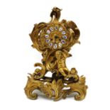 A French ormolu mantel clock