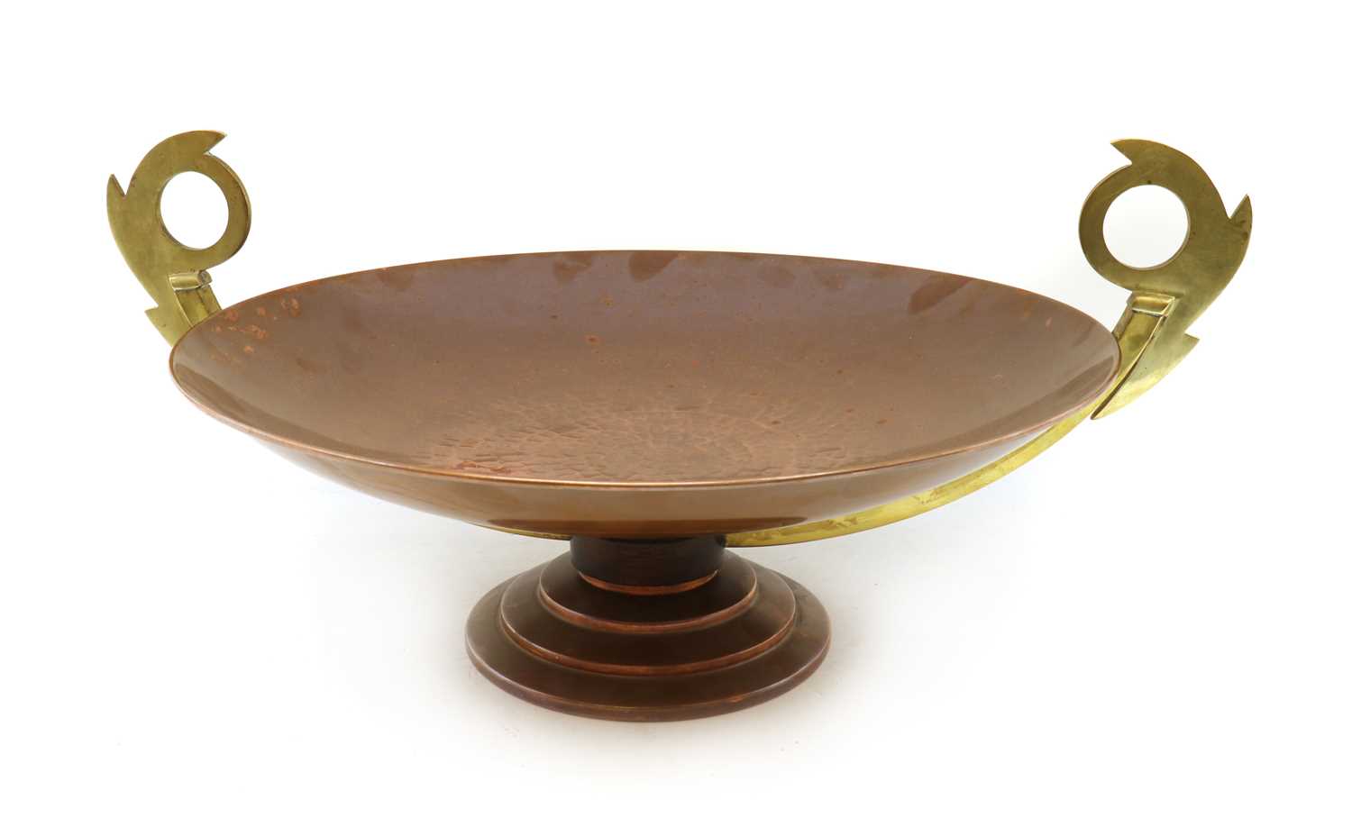 An Art Deco copper centrepiece, - Bild 4 aus 4