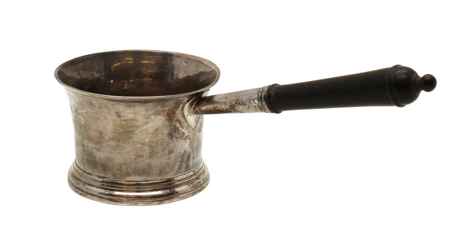 A George III silver brandy pan, - Image 2 of 3