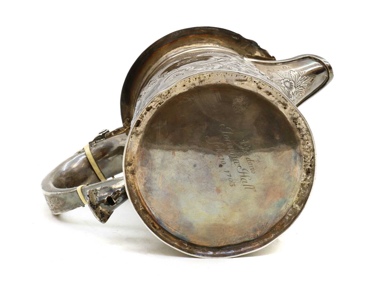 A Queen Anne Britannia silver tankard, - Image 3 of 12