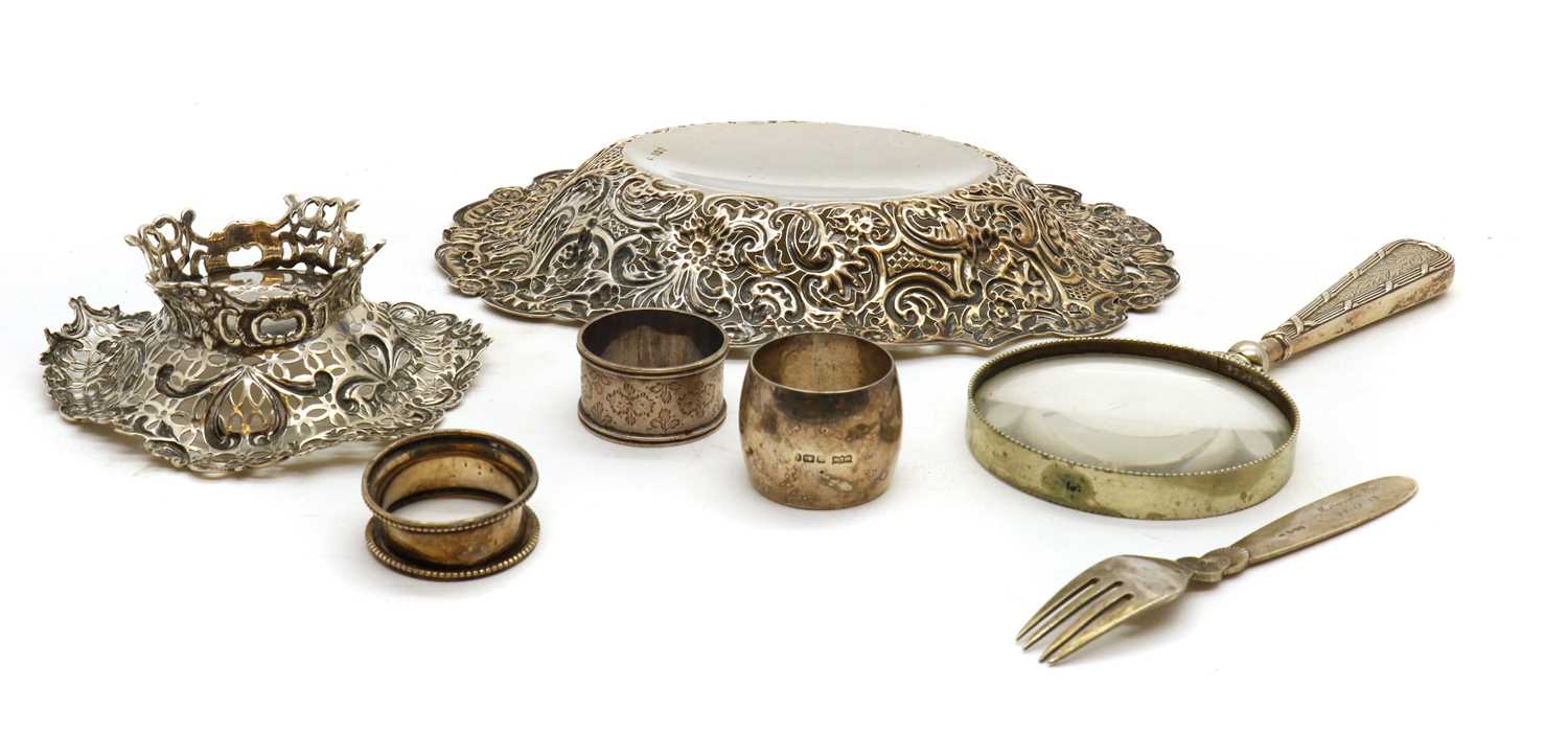 A collection of silver items - Image 2 of 2