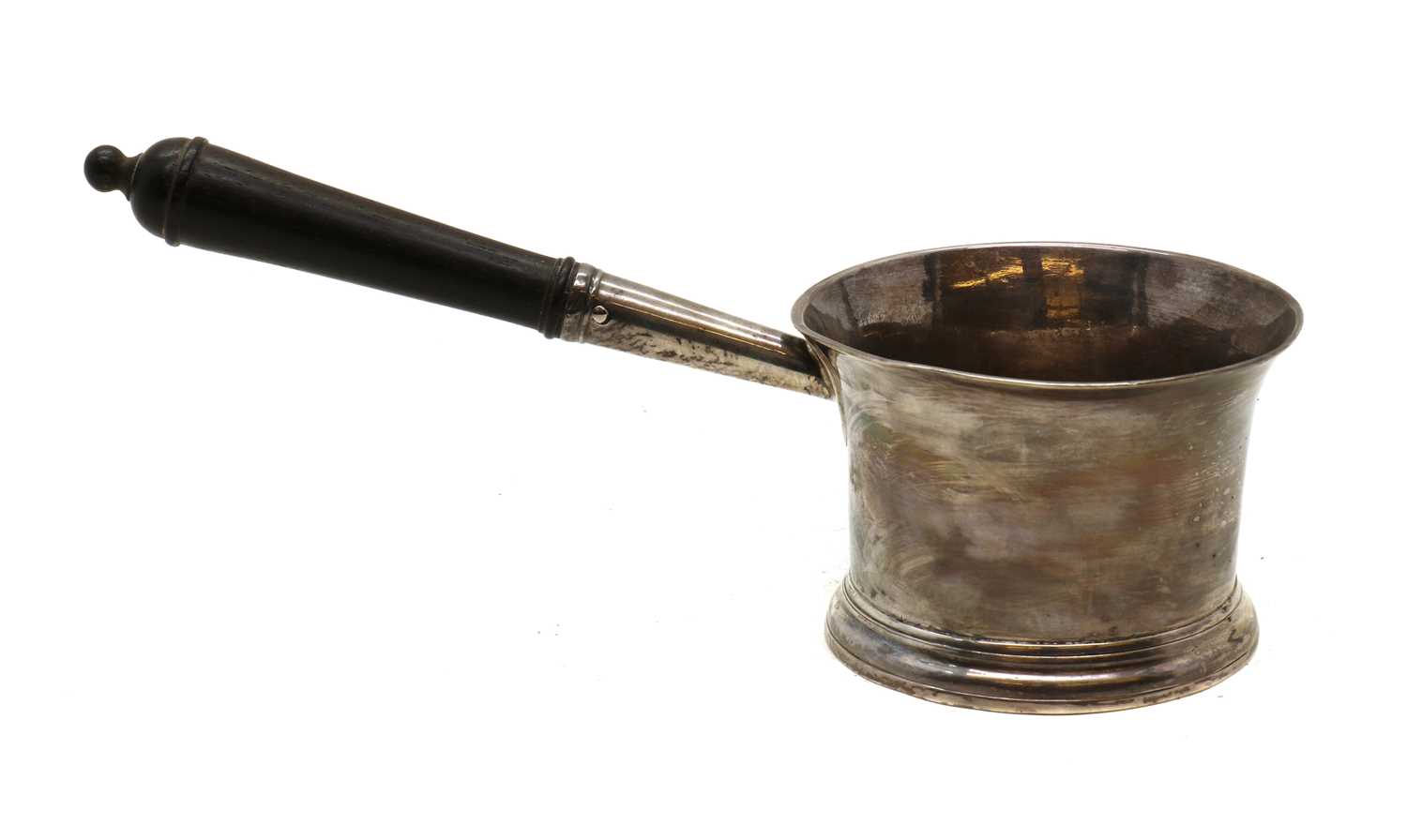 A George III silver brandy pan,