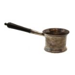 A George III silver brandy pan,