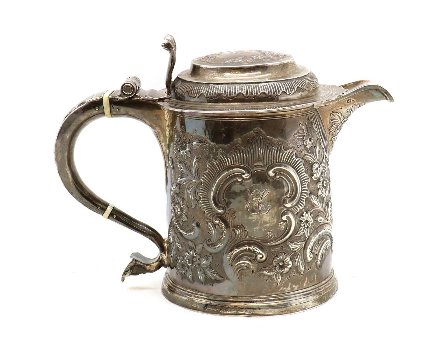 A Queen Anne Britannia silver tankard,