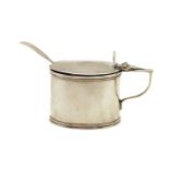 A George IV silver mustard pot,