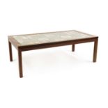 A Danish rosewood coffee table,